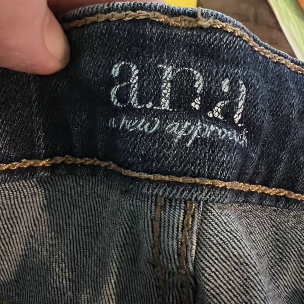 A.N.A. A New Approach High Rise Curvy Skinny Denim Blue Jeans Pants Women's 16 - Picture 10 of 11